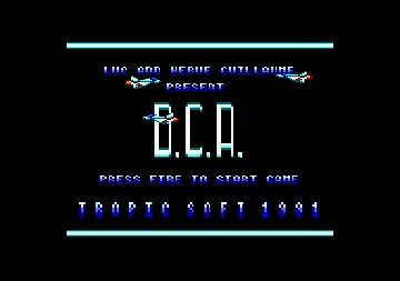 D.C.A. (F) (1984) [Amstrad Jeux D'Action] screen shot title